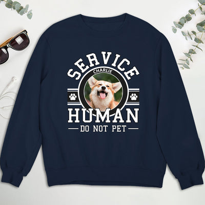 Pet Service Human Logo - Personalized Custom Sweatshirt