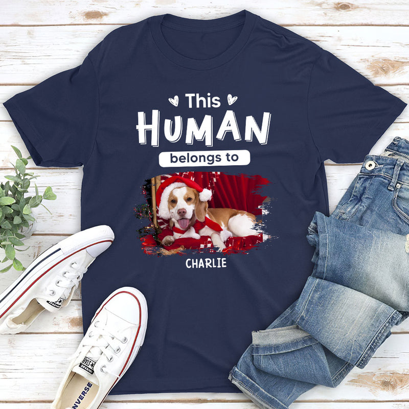 Belongs To Pets Christmas - Personalized Custom Premium T-shirt