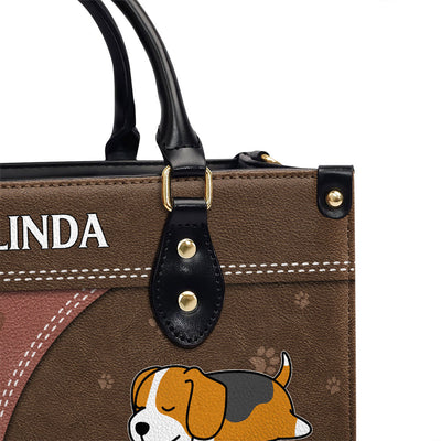 Having A Pet - Personalized Custom Leather Bag