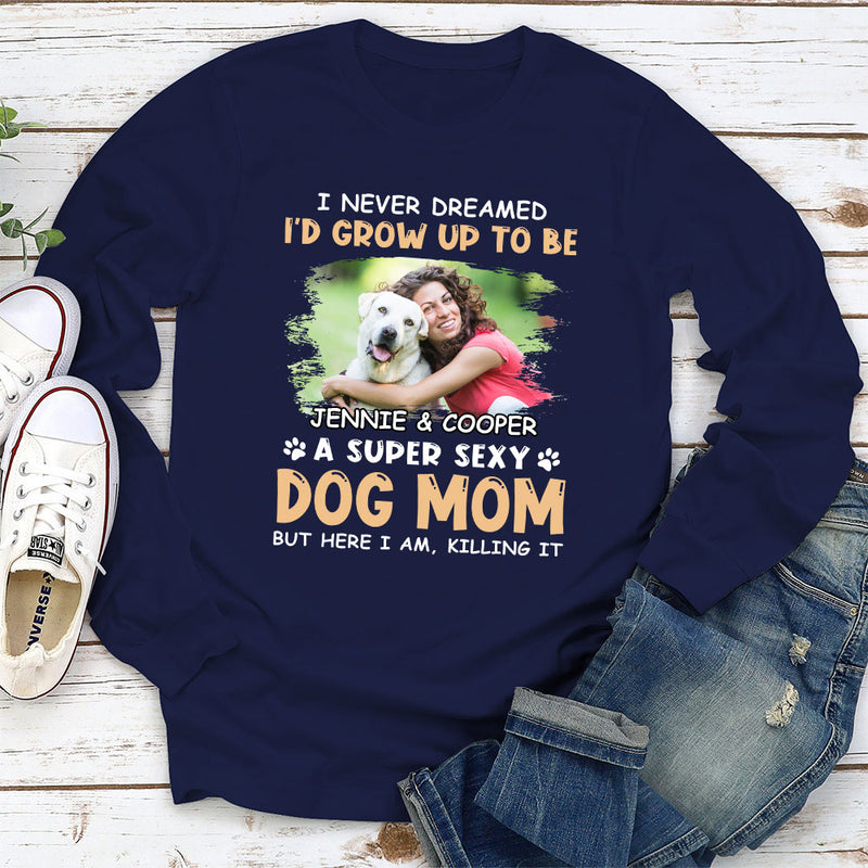 Sexy Dad Mom 2 - Personalized Custom Long Sleeve T-shirt