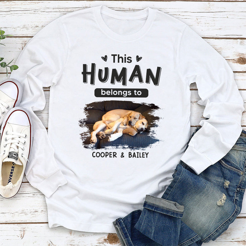 Sleepy Dogs - Personalized Custom Long Sleeve T-shirt