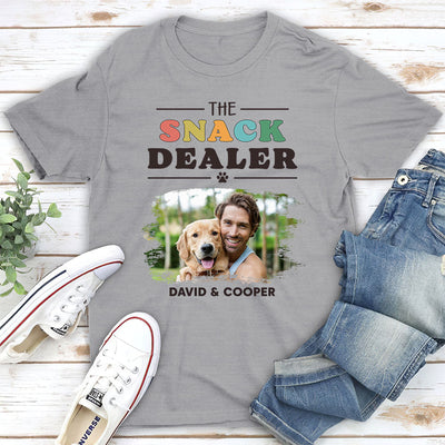 Pets Snack Dealer Photo - Personalized Custom Unisex T-shirt