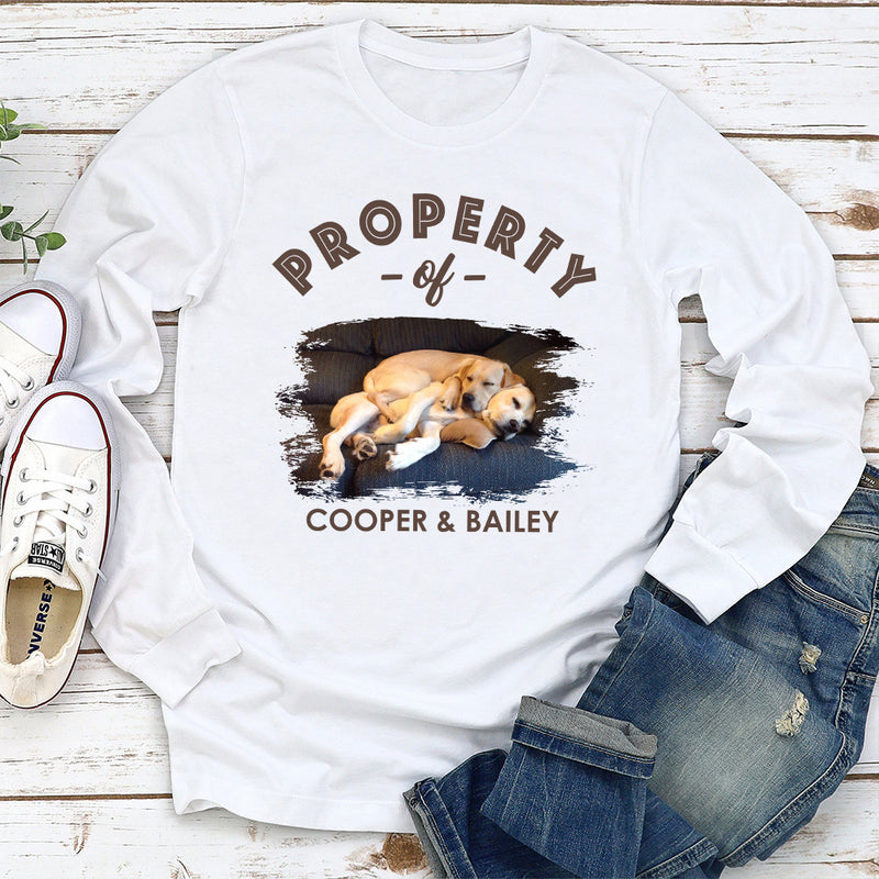 Property Pets - Personalized Custom Long Sleeve T-shirt