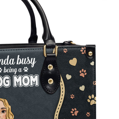 Being A Good Mom - Personalized Custom Leather Bag