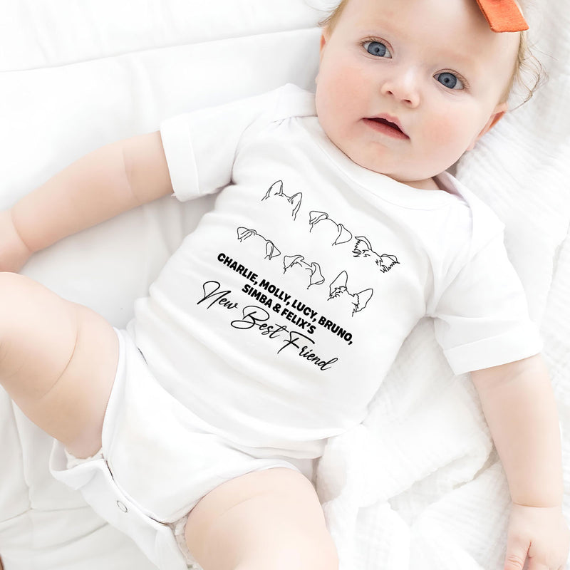 Dog Friend - Personalized Custom Baby Onesie