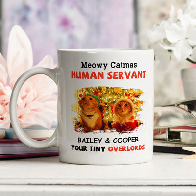 Meowy Catmas Servant - Personalized Custom Coffee Mug