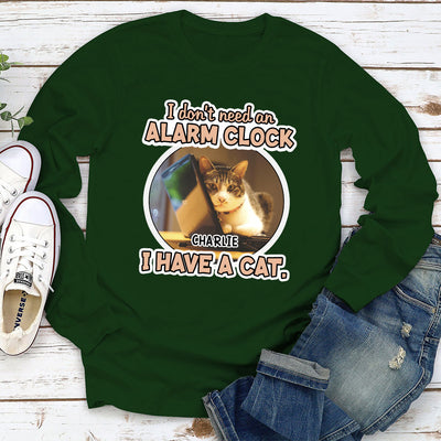 I Have A Cat - Personalized Custom Long Sleeve T-shirt