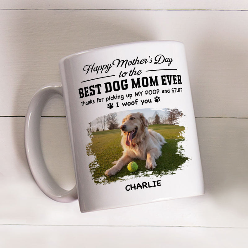Thanks For Picking My Poop - Personalized Custom Coffee Mug