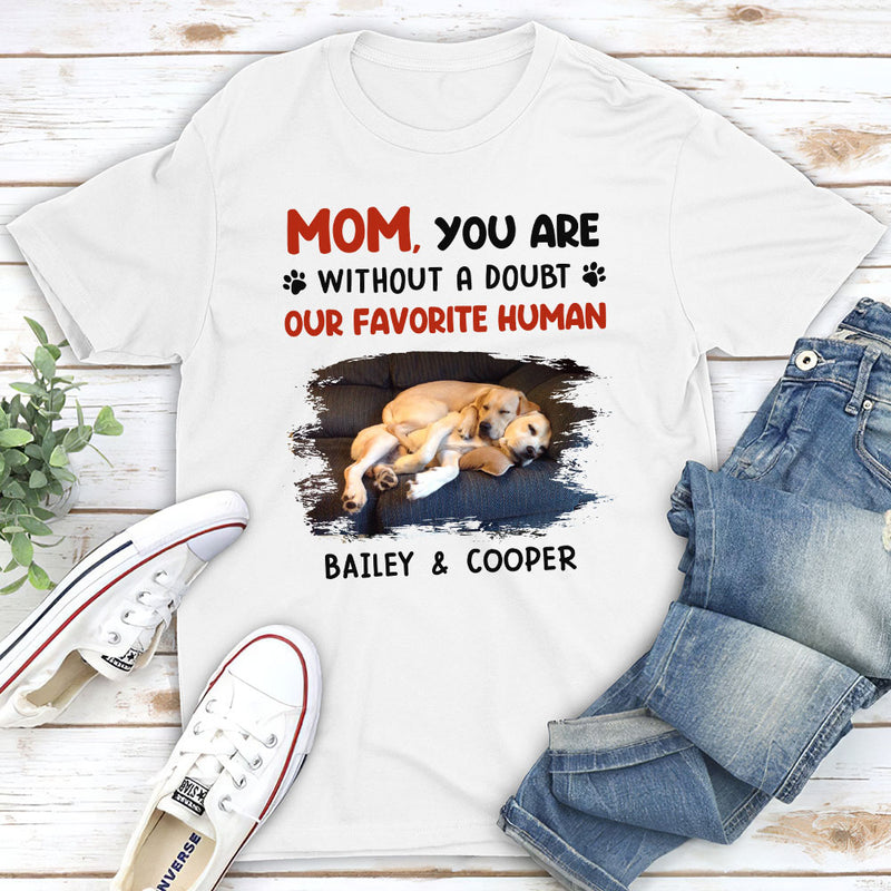 Favorite Hooman No Doubt - Personalized Custom Premium T-shirt