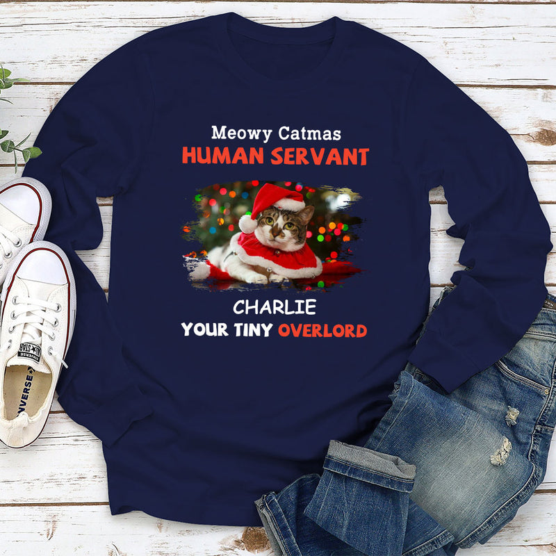 Meowy Catmas Servant  - Personalized Custom Long Sleeve T-shirt