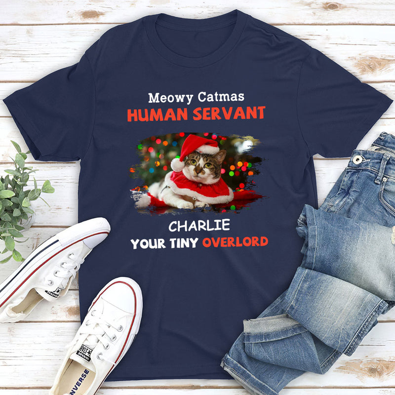 Meowy Catmas Servant - Personalized Custom Unisex T-shirt