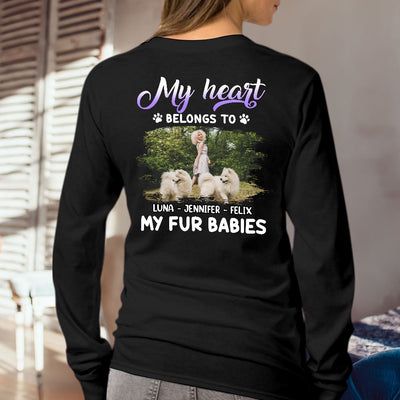 My Fur Babies Photo - Personalized Custom Long Sleeve T-shirt