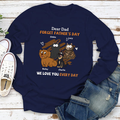 We Love You Every Day - Personalized Custom Long Sleeve T-shirt