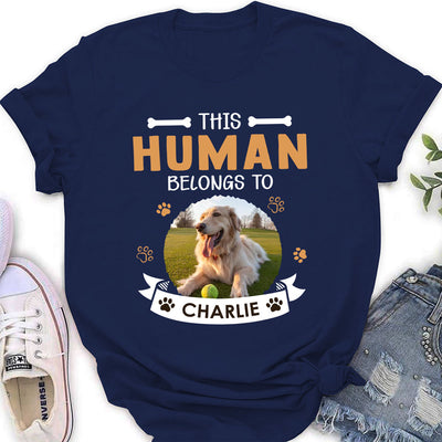 Human Belong To Us - Personalized Custom Women's T-shirt