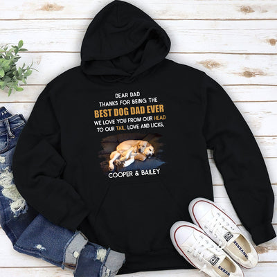 I Love You From My Head To My Tail - Personalized Custom Hoodie