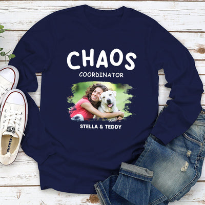 Chaos Coordinator - Personalized Custom Long Sleeve T-shirt