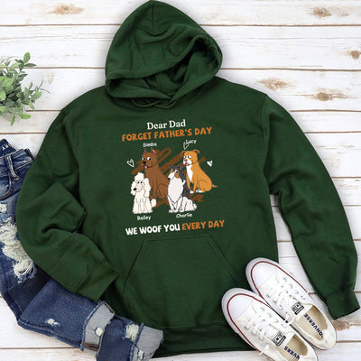 We Woof You Every Day - Personalized Custom Long Sleeve T-shirt