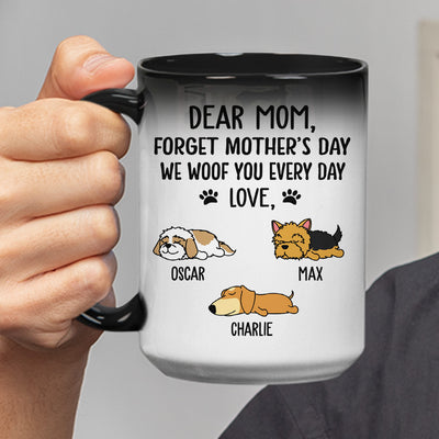 Woof You Dad- Personalized Custom Color Changing Mug