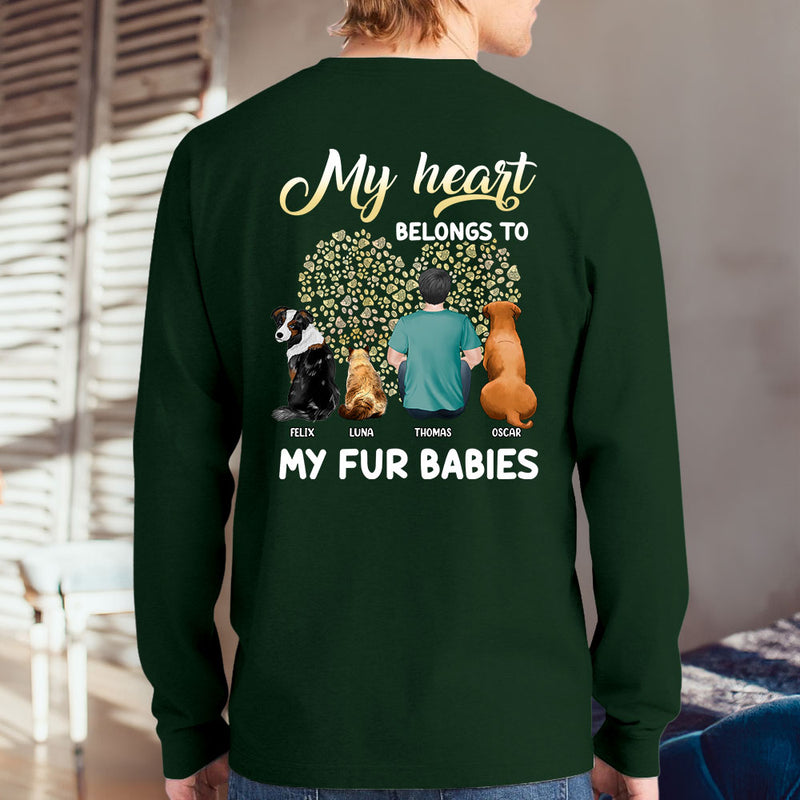 My Fur Babies - Personalized Custom Long Sleeve T-shirt