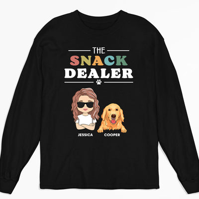 The Snack Dealer - Personalized Custom Long Sleeve T-shirt