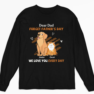 We Love You Every Day - Personalized Custom Long Sleeve T-shirt