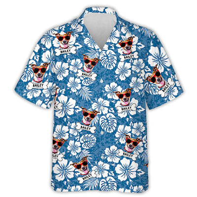 Pet Pattern Photo - Personalized Custom Hawaiian Shirt