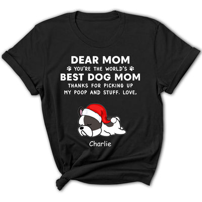 Dear Dad Sleeping - Personalized Custom Women's T-shirt