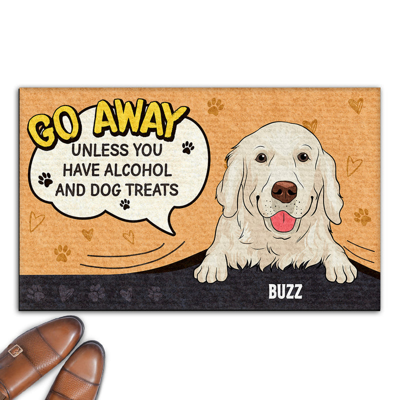 Go Away Unless You - Personalized Custom Doormat