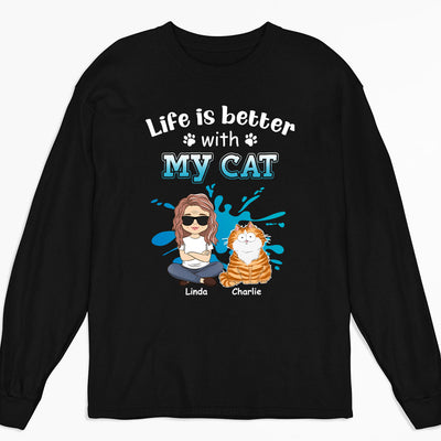 Life Is Better Funny - Personalized Custom Long Sleeve T-shirt