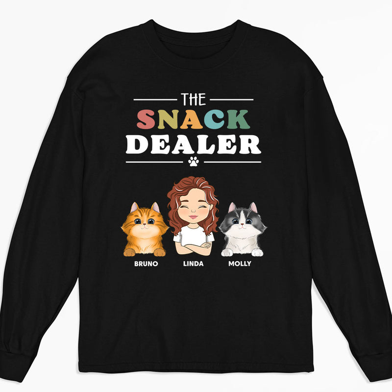 Pets Snack Dealer - Personalized Custom Long Sleeve T-shirt