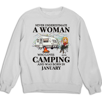 Monthly Camping - Personalized Custom Sweatshirt