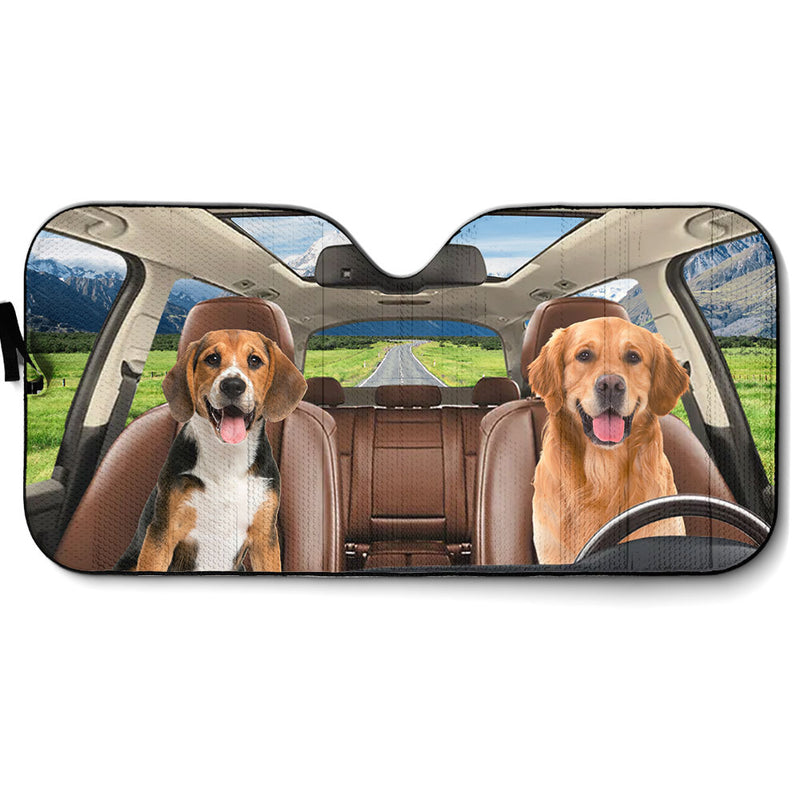 Custom Pet Photo - Personalized Car Sunshade