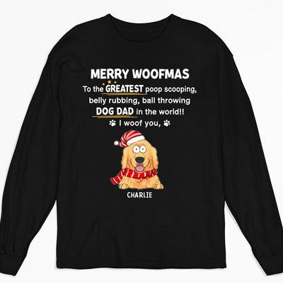 Greatest Woofmas - Personalized Custom Long Sleeve T-shirt