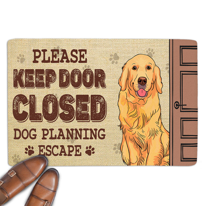 Dog Planning - Personalized Custom Doormat