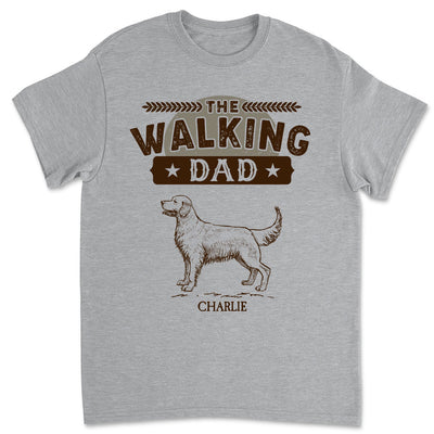 The Vintage Walking Dad - Personalized Custom Unisex T-shirt