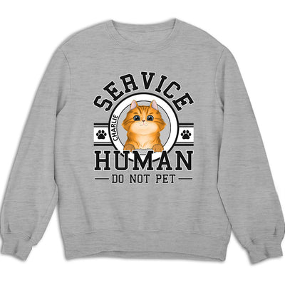 Pet Service Human Logo - Personalized Custom Sweatshirt