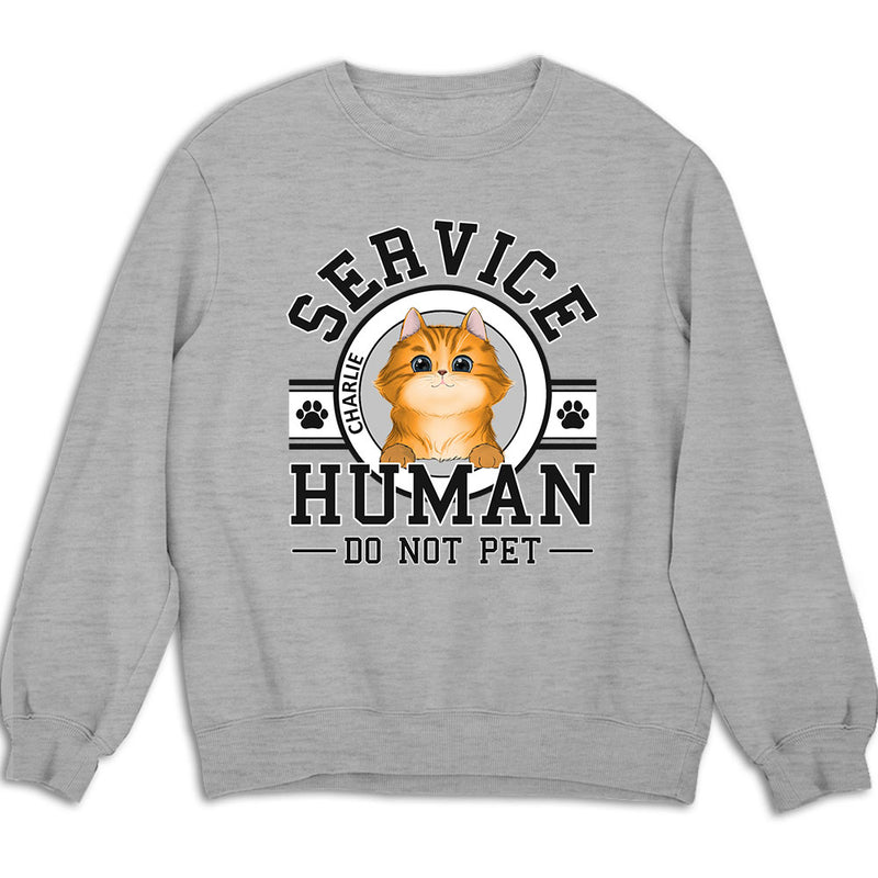 Pet Service Human Logo - Personalized Custom Sweatshirt