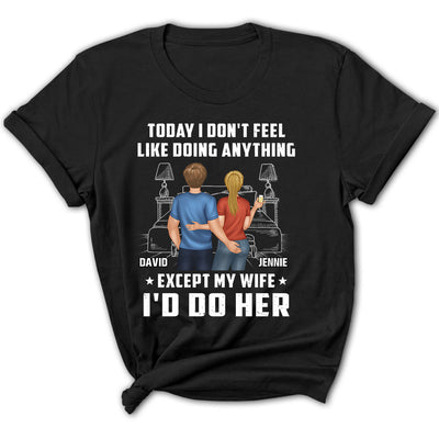 Doing Anything - Personalized Custom Women's T-shirt