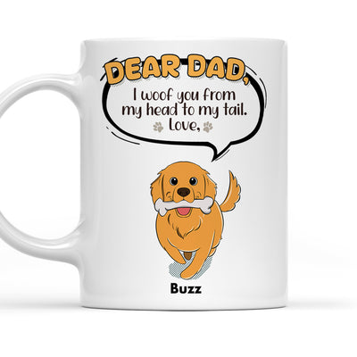 My Head To Tail - Personalized Custom Coffee Mug