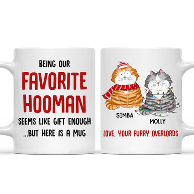 Being Favorite Hooman - Personalized Custom Coffee Mug