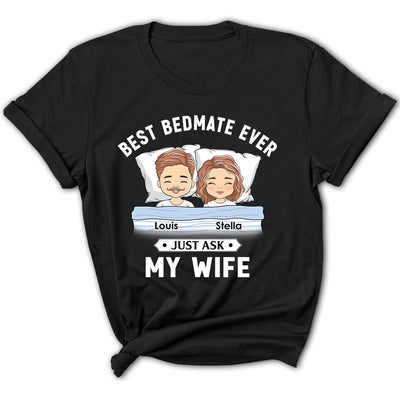 Best Bedmate Ever - Personalized Custom Women's T-shirt