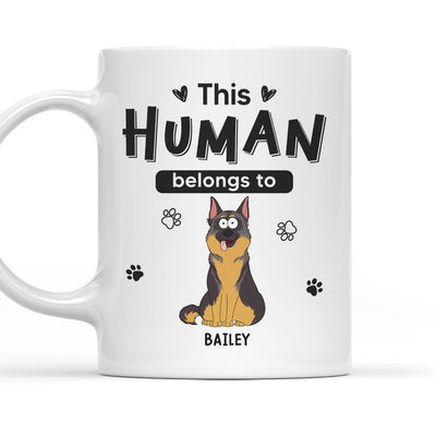 Belongs To Pets - Personalized Custom Coffee Mug