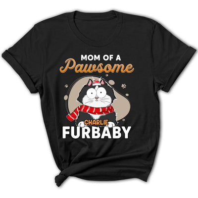 Dad Of Furbabies - Personalized Custom Women's T-shirt