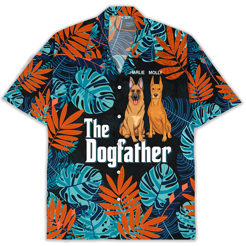 The Hawaii Dog Father Personalized Custom Aloha Hawaiian Shirt