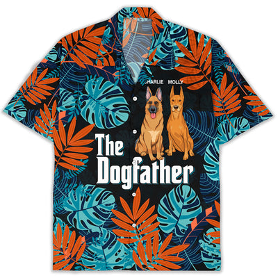 The Hawaii Dog Father - Personalized Custom Hawaiian Shirt