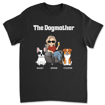 The Cartoon Dog Parents - Personalized Custom Unisex T-shirt