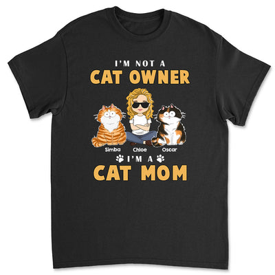 Cat Mom Funny - Personalized Custom Unisex T-shirt