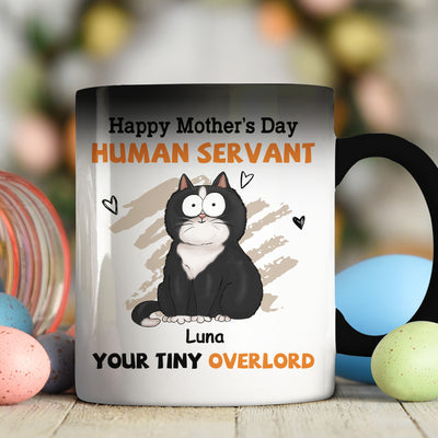 To My Human Servant Mom - Personalized Custom Color Changing Mug