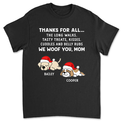 Dog Thanks All - Personalized Custom Premium T-shirt