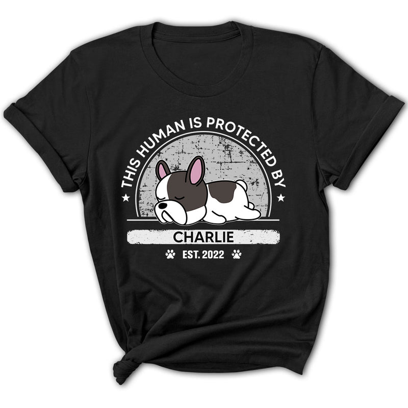 Protected By My Dog - Personalized Custom Women&